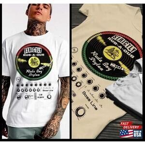Jamaican 80S Dubplate Reggae Music Tshirt Record Player Tee Classic Unisex